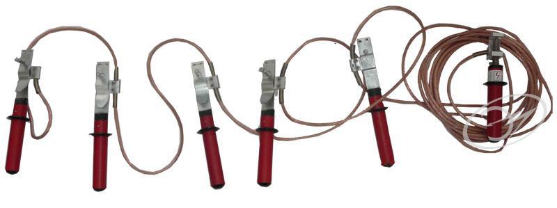 Заземление переносное для воздушных линий ЗПЛ-1Н сечение 70мм с протоколом испытаний ЭЛЕКТРО ТРЕЙД ZAP121-70-P