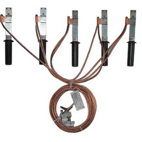 Заземление переносное для воздушных линий ЗПЛ-1М сечение 70мм с протоколом испытаний ЭЛЕКТРО ТРЕЙД ELP-ZAP227-70-P