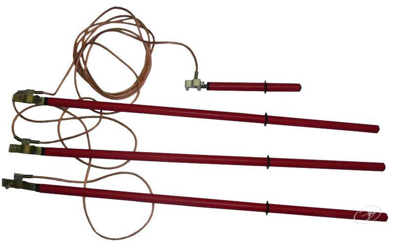 Заземление переносное для воздушных линий ЗПЛ-10Н-3 сечение 120мм с протоколом испытаний ЭЛЕКТРО ТРЕЙД ZAP136-120-P