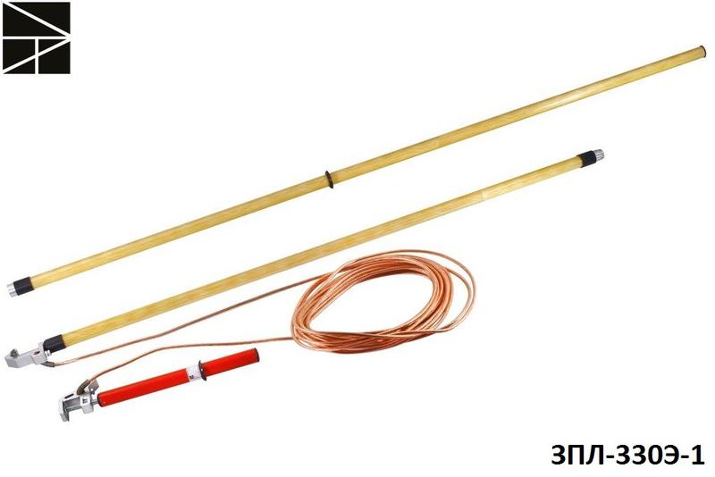 Заземление переносное для воздушных линий ЗПЛ-330Э-1 сечение 35мм с протоколом испытаний ЭЛЕКТРО ТРЕЙД ET-Z186-35-P