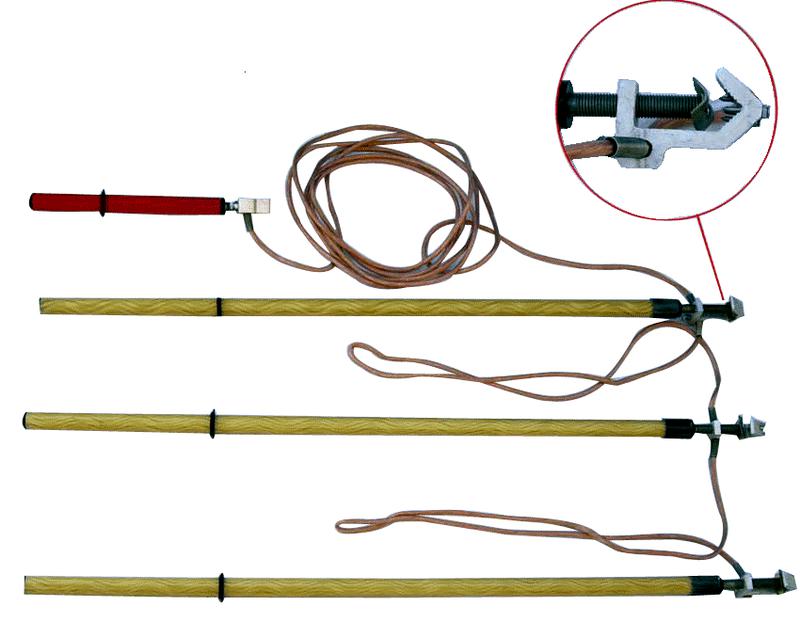 Заземление переносное для воздушных линий ПК-0.4-10Н сечение 35мм с протоколом испытаний ЭЛЕКТРО ТРЕЙД ZAP220-35-P
