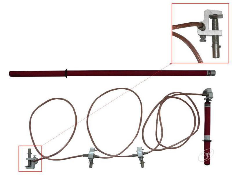 Заземление переносное для распределительных устройств ЗПП-15Н сечение 120мм с протоколом испытаний ЭЛЕКТРО ТРЕЙД ZAP143-120-P