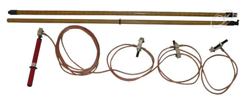 Заземление переносное для распределительных устройств ЗПП-220Н сечение 50мм с протоколом испытаний ЭЛЕКТРО ТРЕЙД ZAP180-50-P