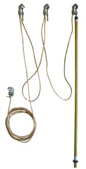 Заземление переносное для распределительных устройств ЗПП-220М сечение 50мм с протоколом испытаний ЭЛЕКТРО ТРЕЙД ELP-ZAP245-50-P