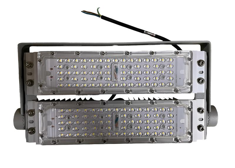 Светильник светодиодный SMD 90Вт 6000К IP67 12600лм 85-265В 350х160х80мм промышлен. на лире KRASO PR-90