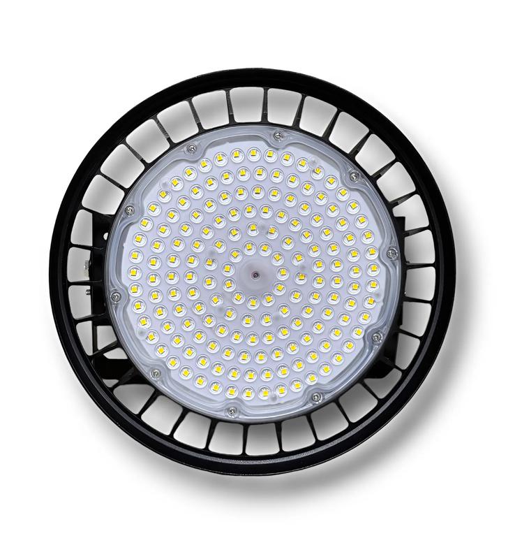 Светильник светодиодный ДСП 130Вт 5000К IP65 20800лм 180-260В 310х310х100мм промышлен. с регулир. драйвером рымболт + лира KRASO UFO(S)-130