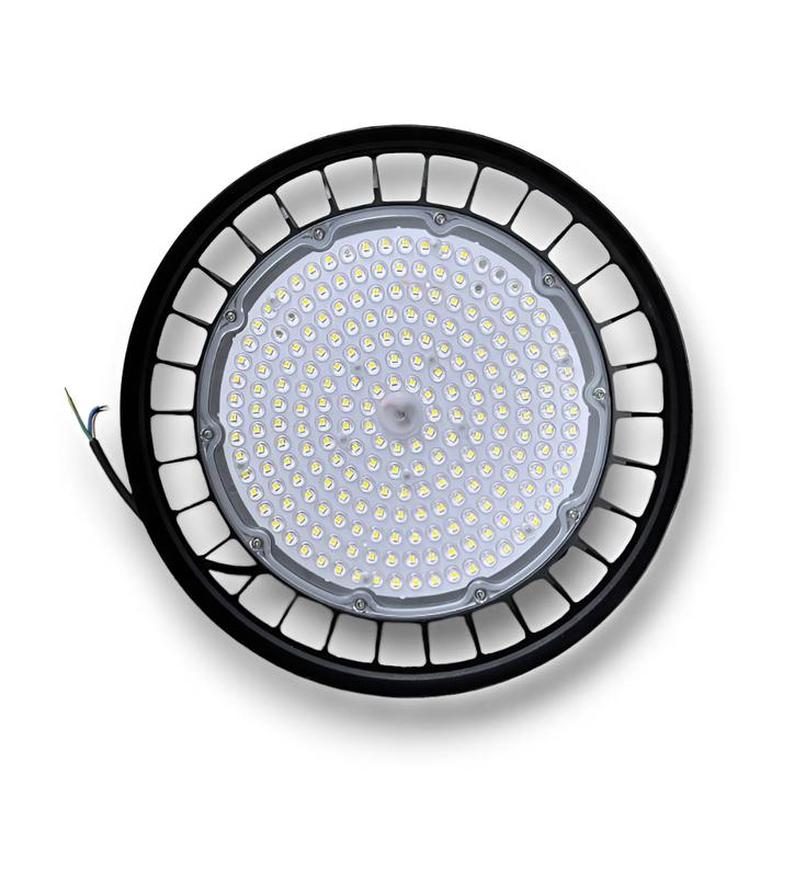 Светильник светодиодный ДСП 180Вт 5000К IP65 28800лм 180-260В 358х358х125мм промышлен. с регулир. драйвером рымболт + лира KRASO UFO(S)-180