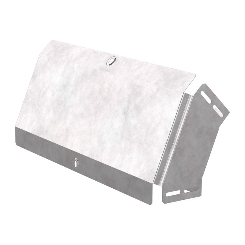 Угол вертикальный внешн. 45град. 500х100 0.7мм с крышкой Стандарт Промрукав PR16.0579