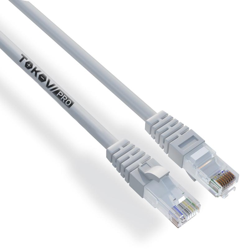 Патч-корд кат.6 U/UTP 24 AWG LSZH 10м TOKOV PRO TKP-PC06-6U-CULSZH-10M