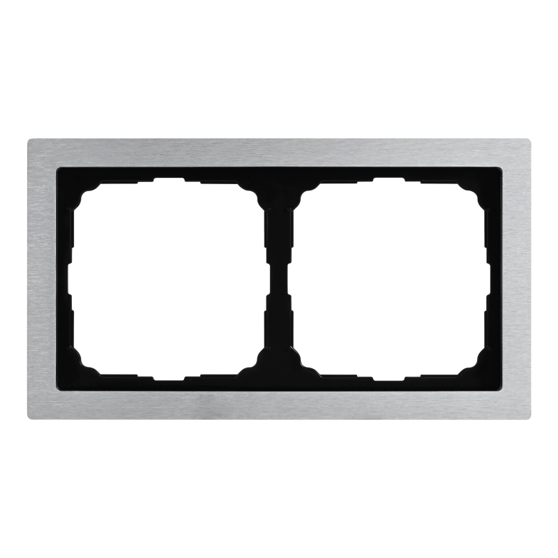 Рамка 2-м ArtGallery Pure метал. алюм. SE GAL312102