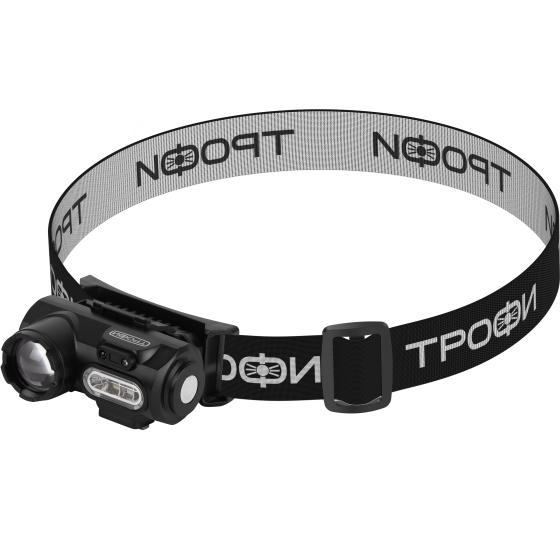 Фонарь светодиодный налобный GA-103 аккумуляторный 3Вт сенсорное управление магнит клипса 6 режимов Трофи Б0069570