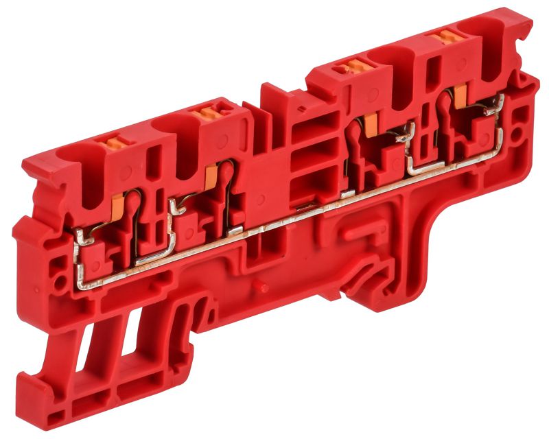 Клемма пружинная Push In CP-MC 4 выв. 4кв.мм красн. ARMAFIX IEK AF-CT22-00-4-K04-004