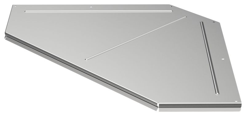 Крышка для угла 90град. осн.400 1.2мм ESCA 5 IEK ES5-PGD-90-400-12