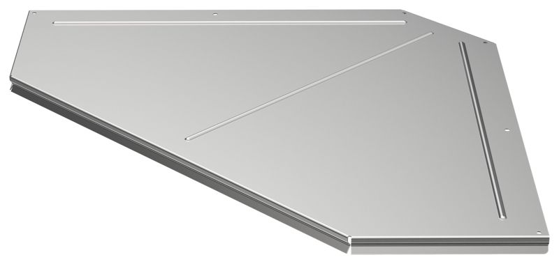 Крышка для угла 90град. осн.500 1.2мм ESCA 5 IEK ES5-PGD-90-500-12