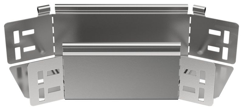 Угол для лотка 45град. 80х100 1.2мм ESCA 5 IEK ES5-PG-45-080-100-12