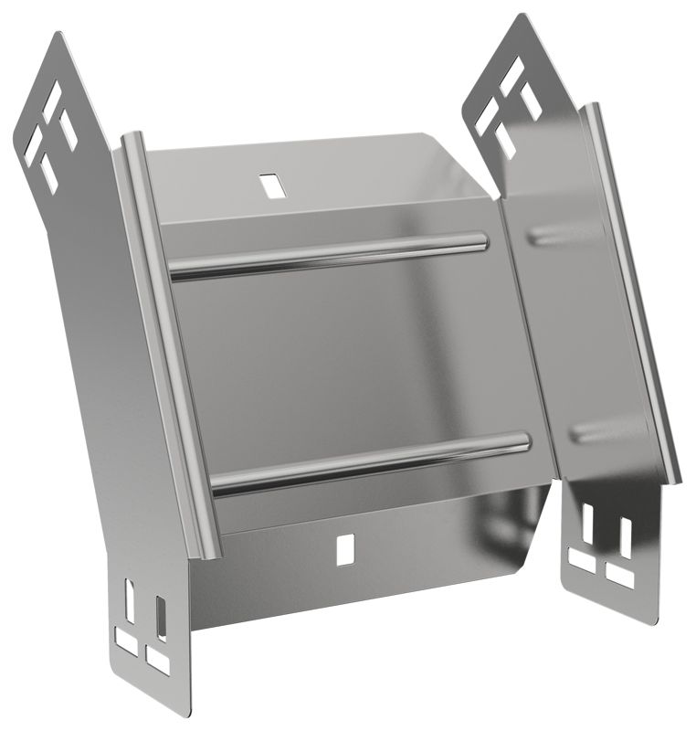 Угол для лотка вертикал. внешн. 45град. 80х200 1.5мм ESCA 7 IEK ES7-PV-45-080-200-15