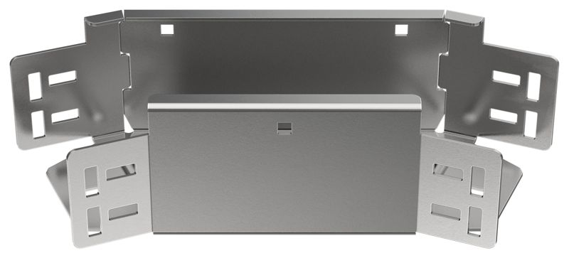 Угол для лотка 45град. 80х100 2мм ESCA 7 IEK ES7-PG-45-080-100-20