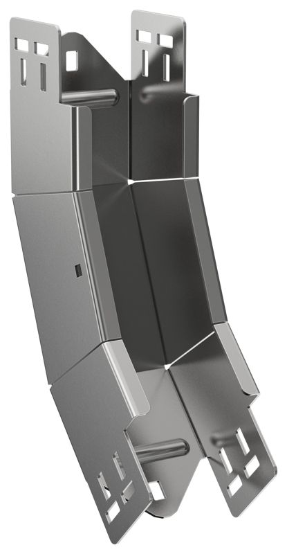 Угол для лотка вертикал. внутр. 45град. 80х80 2мм ESCA 7 IEK ES7-PN-45-080-080-20