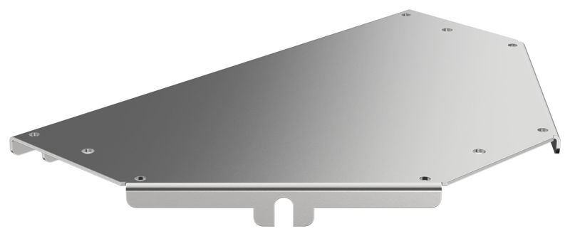 Крышка разветвителя Т-образ. осн.80 2мм ESCA 7 IEK ES7-RTD-080-20