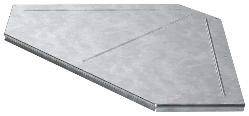 Крышка для угла 90град. осн.500 1.2мм HDZ ESCA 5 IEK ES5-PGD-90-500-12-HDZ