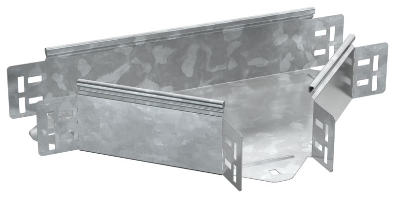 Разветвитель Т-образный 80х100 1.5мм HDZ ESCA 7 IEK ES7-RT-080-100-15-HDZ