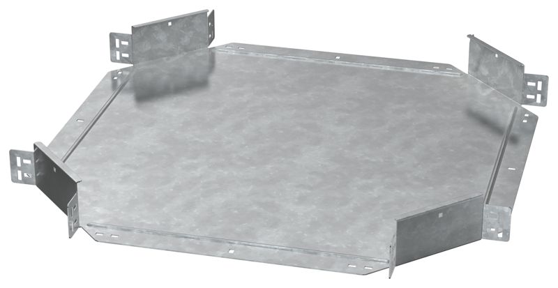 Ответвитель для лотка 80х500 2мм HDZ ESCA 7 IEK ES7-KR-080-500-20-HDZ