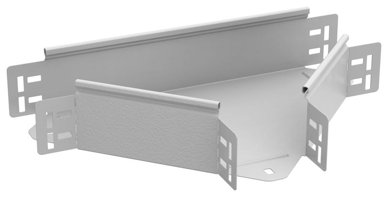 Разветвитель Т-образный 80х100 1.2мм RAL 9016 ESCA 5 IEK ES5-RT-080-100-12-RGA