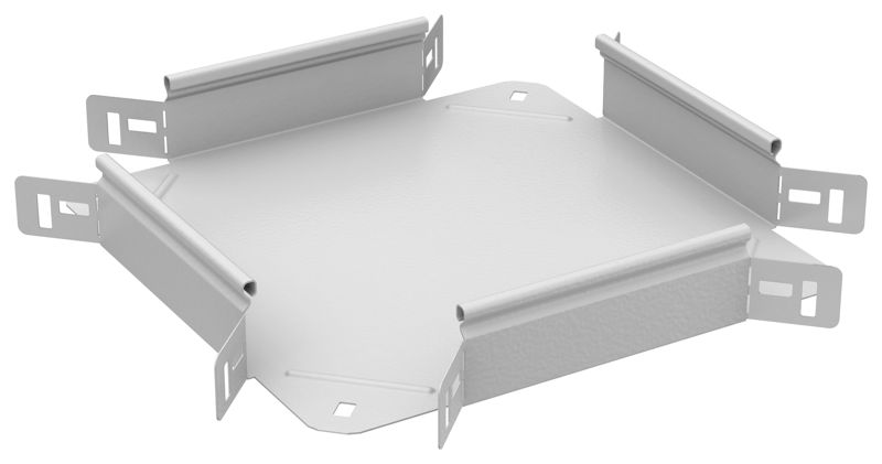 Ответвитель для лотка 50х100 1.2мм RAL 9016 ESCA 5 IEK ES5-KR-050-100-12-RGA