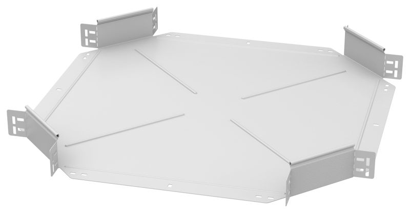 Ответвитель для лотка 80х600 1.2мм RAL 9016 ESCA 5 IEK ES5-KR-080-600-12-RGA