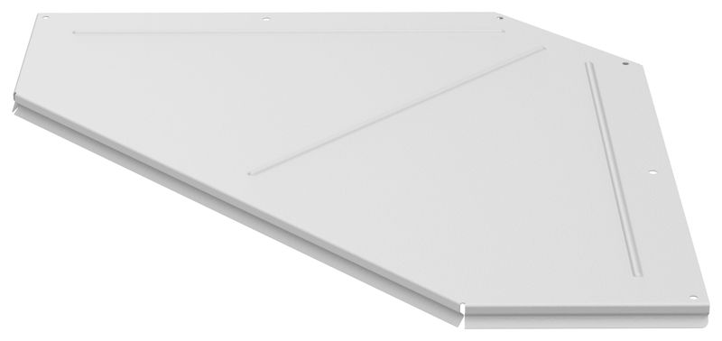 Крышка для угла 90град. осн.400 1.5мм RAL 9016 ESCA 7 IEK ES7-PGD-90-400-15-RGA