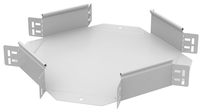 Ответвитель для лотка 100х200 1.5мм RAL 9016 ESCA 7 IEK ES7-KR-100-200-15-RGA