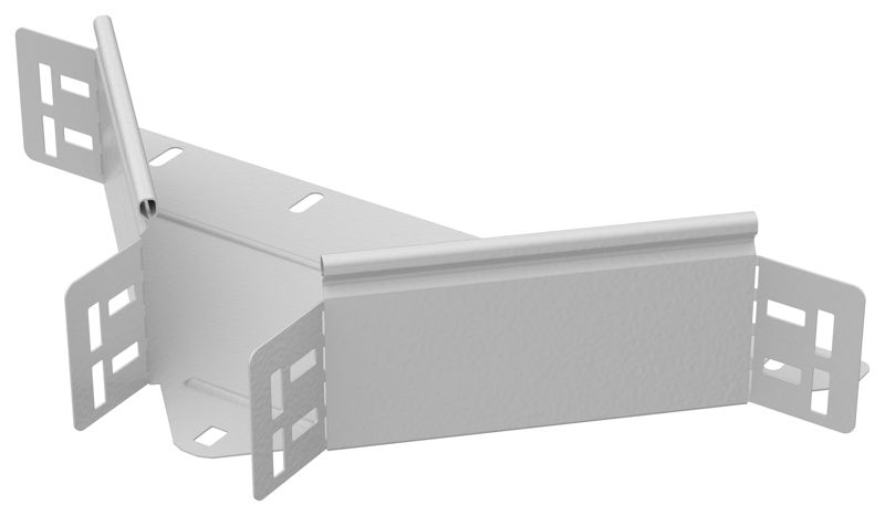 Отвод Т-образный 80х80 1.5мм RAL 9016 ESCA 7 IEK ES7-OT-080-080-15-RGA