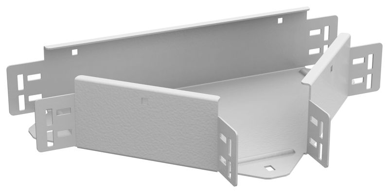 Разветвитель Т-образный 80х100 2мм RAL 9016 ESCA 7 IEK ES7-RT-080-100-20-RGA