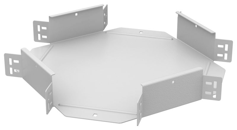 Ответвитель для лотка 100х150 2мм RAL 9016 ESCA 7 IEK ES7-KR-100-150-20-RGA