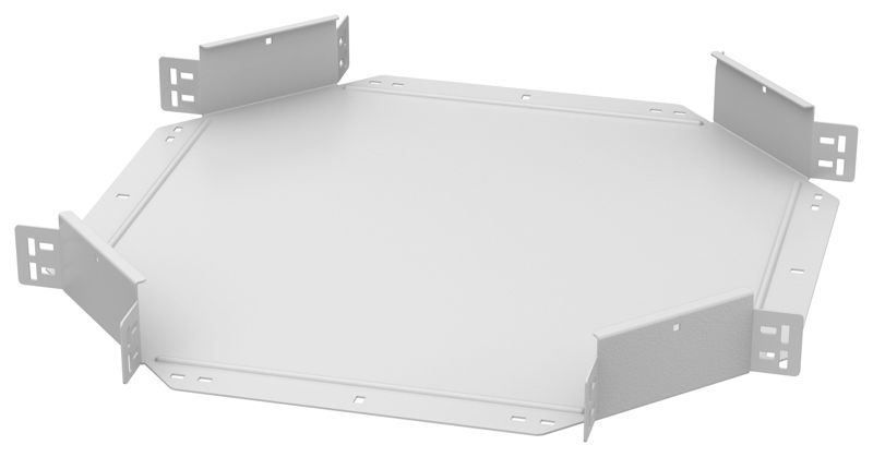 Ответвитель для лотка 80х300 2мм RAL 9016 ESCA 7 IEK ES7-KR-080-300-20-RGA