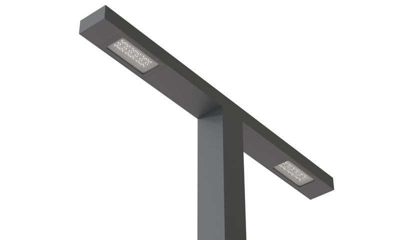 Светильник FSP T/40/Ш6/740/04/F/230AC 4000К IP66 4.5м RAL9005 FEREKS 2000000159720