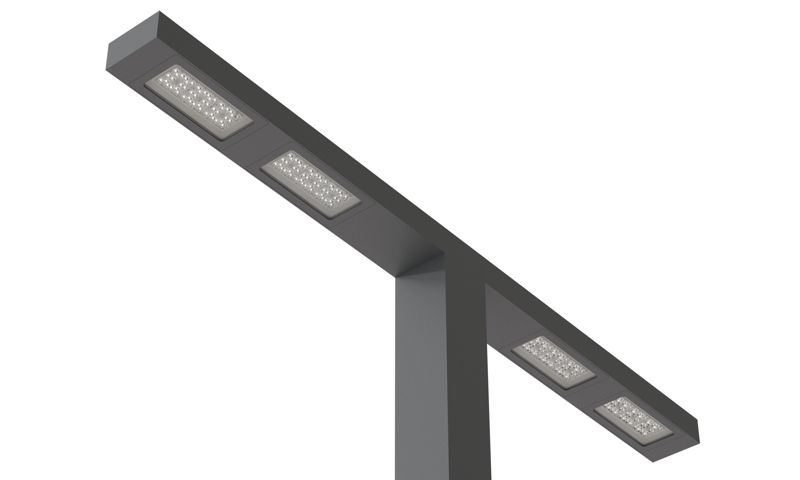 Светильник FSP T/80/Ш6/730/04/F/230AC 3000К IP66 4.5м RAL9005 FEREKS 2000000159911