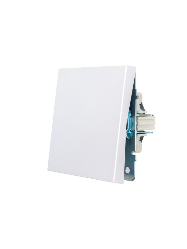 Выключатель 1-кл. 1п СП ZIMA 10А IP20 безвинтовой зажим/клемма механизм бел. искра матов. LEZARD 704-1488-100QC