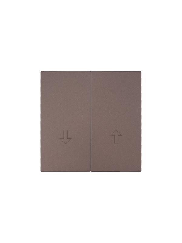 Выключатель для жалюзи 2-кл. 1п СП ZIMA 10А IP20 безвинтовой зажим/клемма механизм шоколад. LEZARD 704-7388-110QC