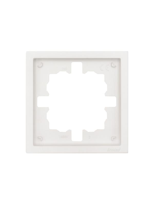 Рамка 1-м ZIMA универс. бел. искра матов. LEZARD 704-1400-146