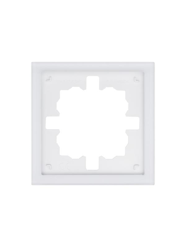 Рамка 1-м ZIMA универс. акрил. бел. LEZARD 704-5480-146