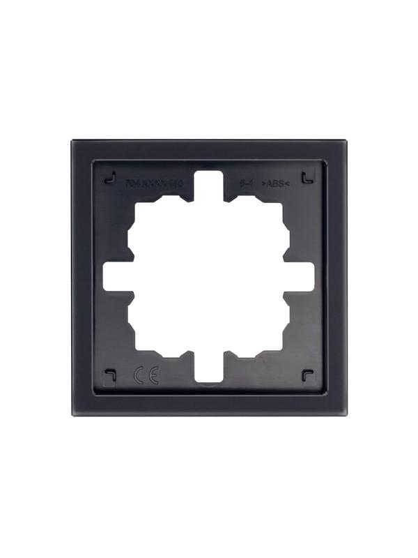 Рамка 1-м ZIMA универс. акрил. черн. матов. LEZARD 704-5980-146