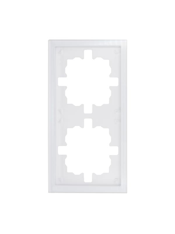 Рамка 2-м ZIMA универс. акрил. бел. LEZARD 704-5480-147