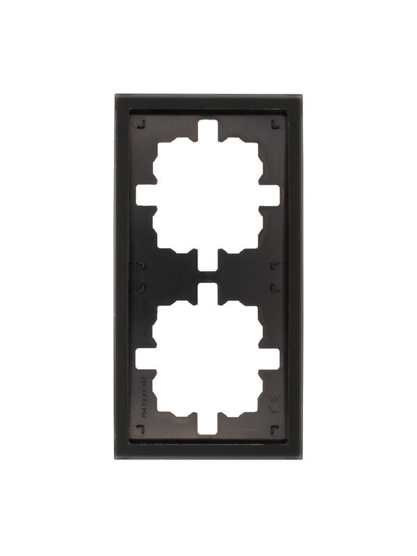 Рамка 2-м ZIMA универс. акрил. черн. матов. LEZARD 704-5980-147