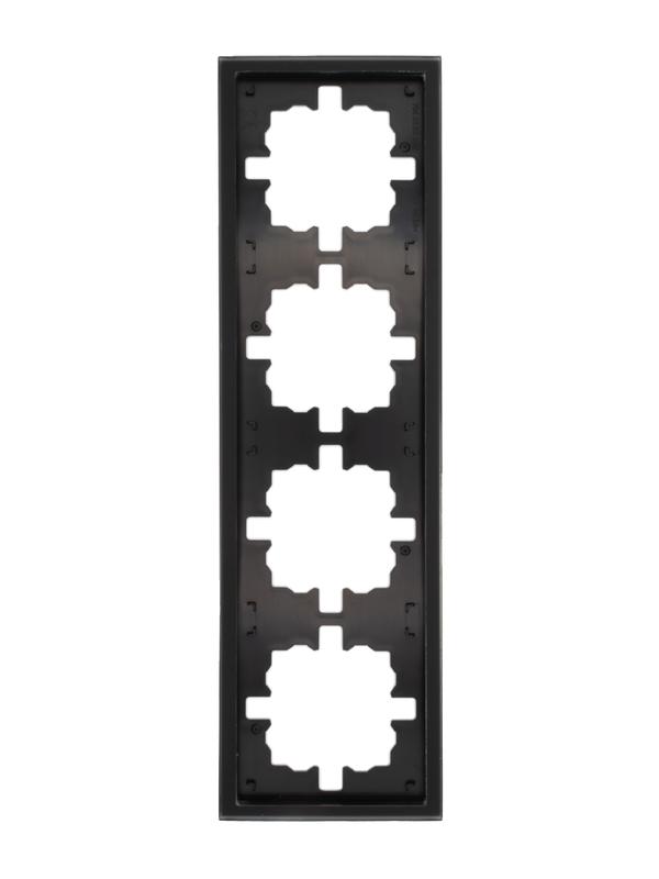 Рамка 4-м ZIMA универс. акрил. черн. матов. LEZARD 704-5980-149