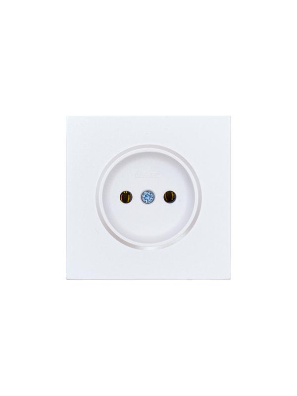 Розетка 1-м СП ZIMA 16А IP20 без заземл. ПБТ безвинтовой зажим/клемма механизм бел. искра матов. LEZARD 704-1488-121BQC