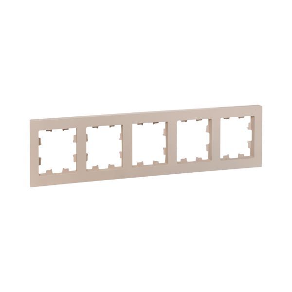 Рамка 5-м Эпика пластик крем. EKF UP1-FPI-05