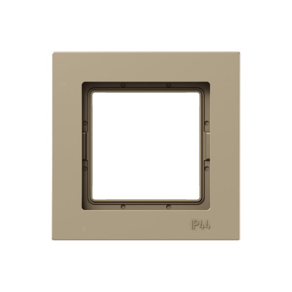 Рамка 1-м Эпика IP44 пластик шампань EKF UP1-FPC-01-44