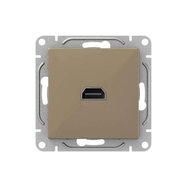 Розетка СП Эпика HDMI механизм шампань EKF UP1-SOC-HDMI