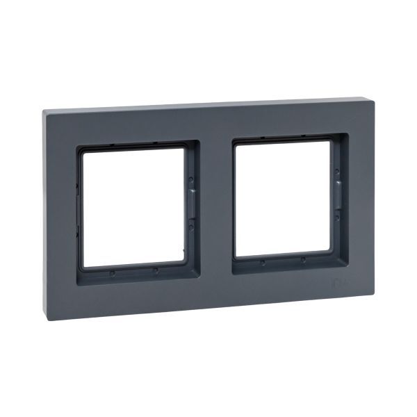 Рамка 2-м Эпика IP44 пластик графит EKF UP1-FPG-02-44